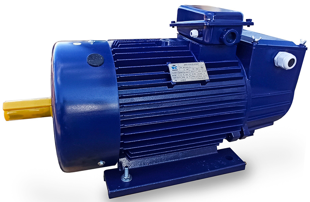 МТН MTF  280L6 крановий електродвигун  110 кВт 1000 об/хв  з фазним ротором ІМ 1003 - ekvives.com