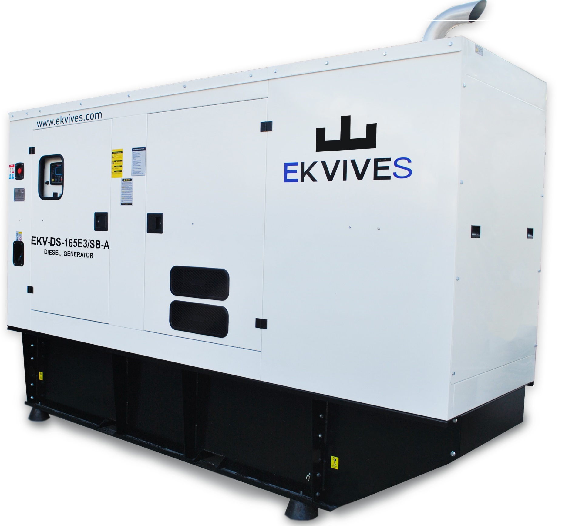 Генератор дизельний  120 кВт 150 кВА EKV-DS-165E3/SB-А   - ekvives.com