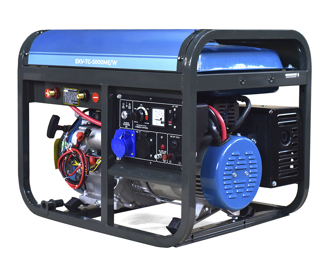 Генератор 4 кВт сварочный бензиновый EKV-TG-5000MЕ/W - ekvives.com