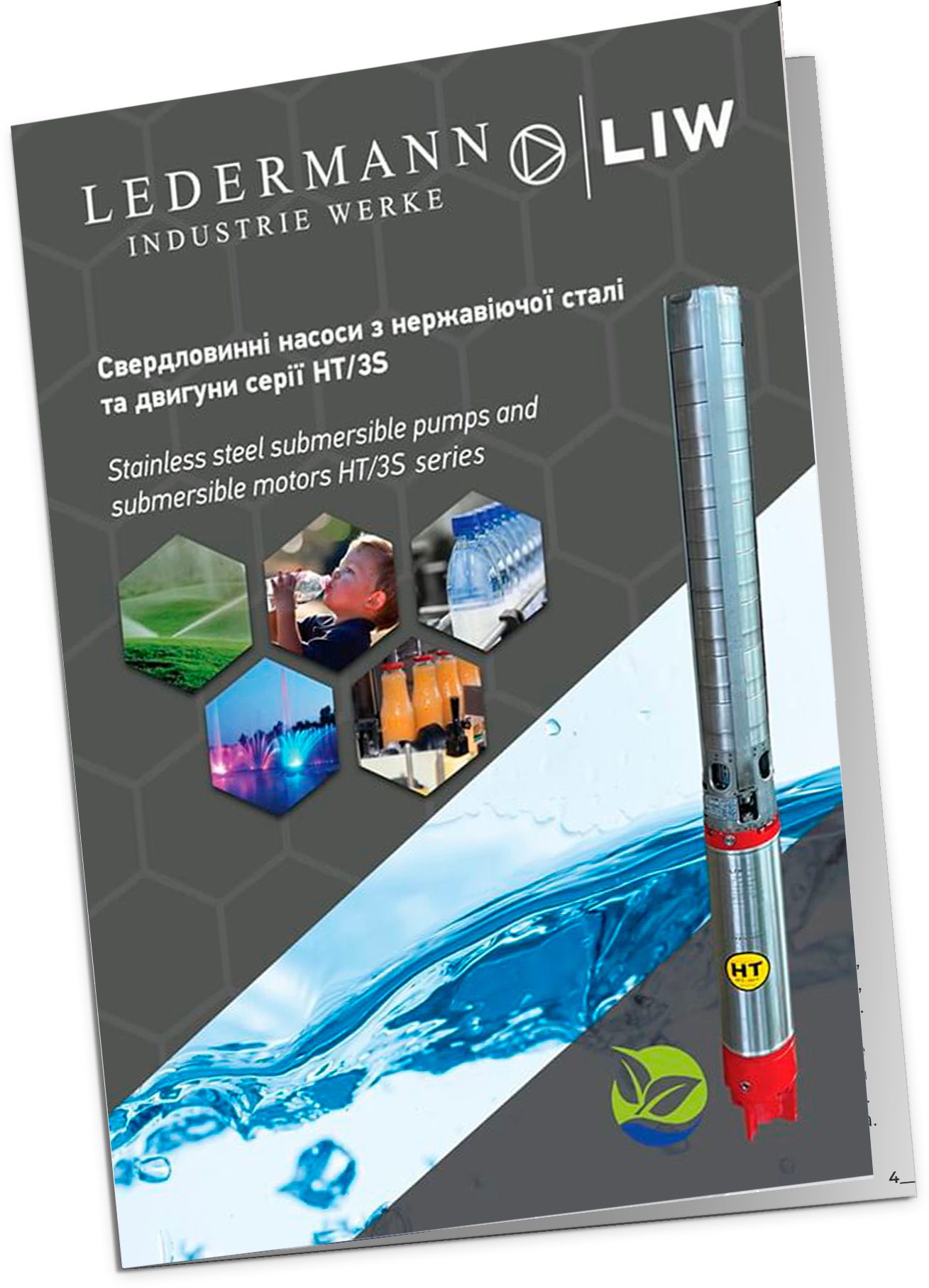 Stainless steel submersible pumps Ledermann SP SS 