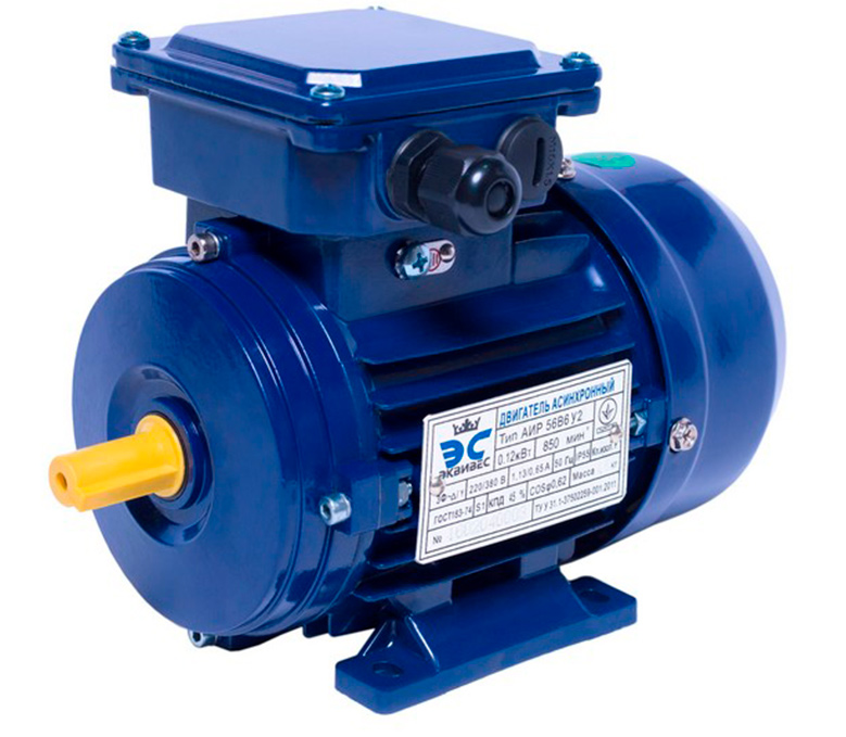АИР56B2 electric motor 0,25 KW 3000 rpm ІМ1081 - ekvives.com