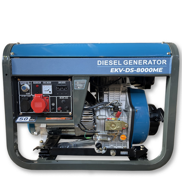  Генератор 7 кВт дизельний EKV-DS-8000ME